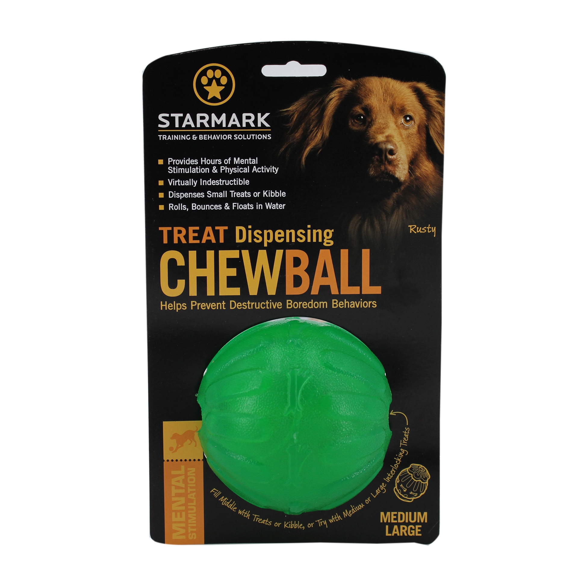 Treat Dispensing Chew Ball (M/L)