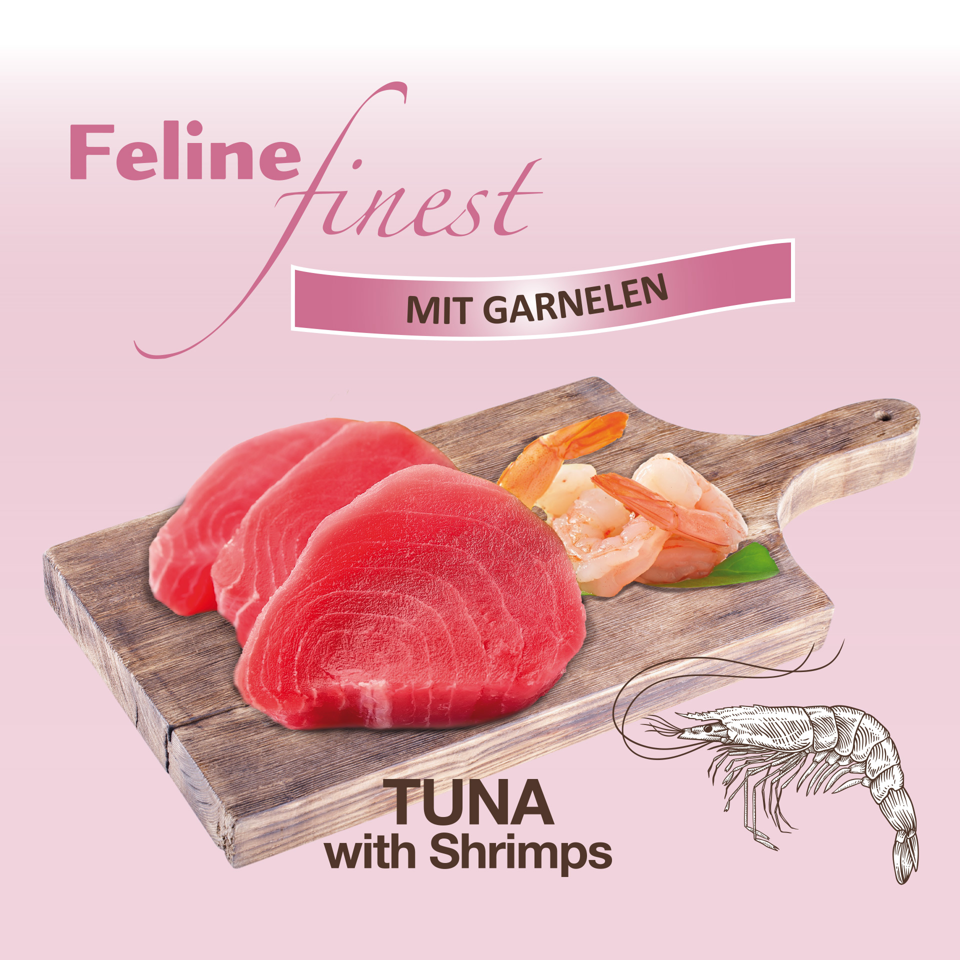 Feline Finest Thunfisch mit Garnelen Inhalt