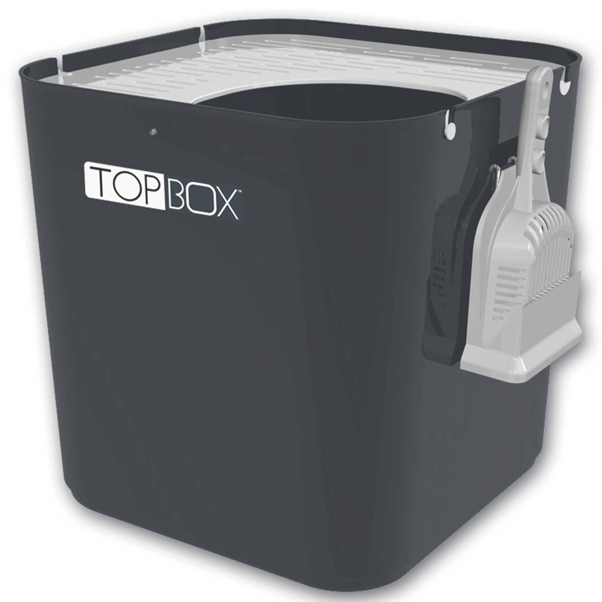 TopBox_anthrazit_4102_05 TOPBox XL Katzenklo (anthrazit-grau)