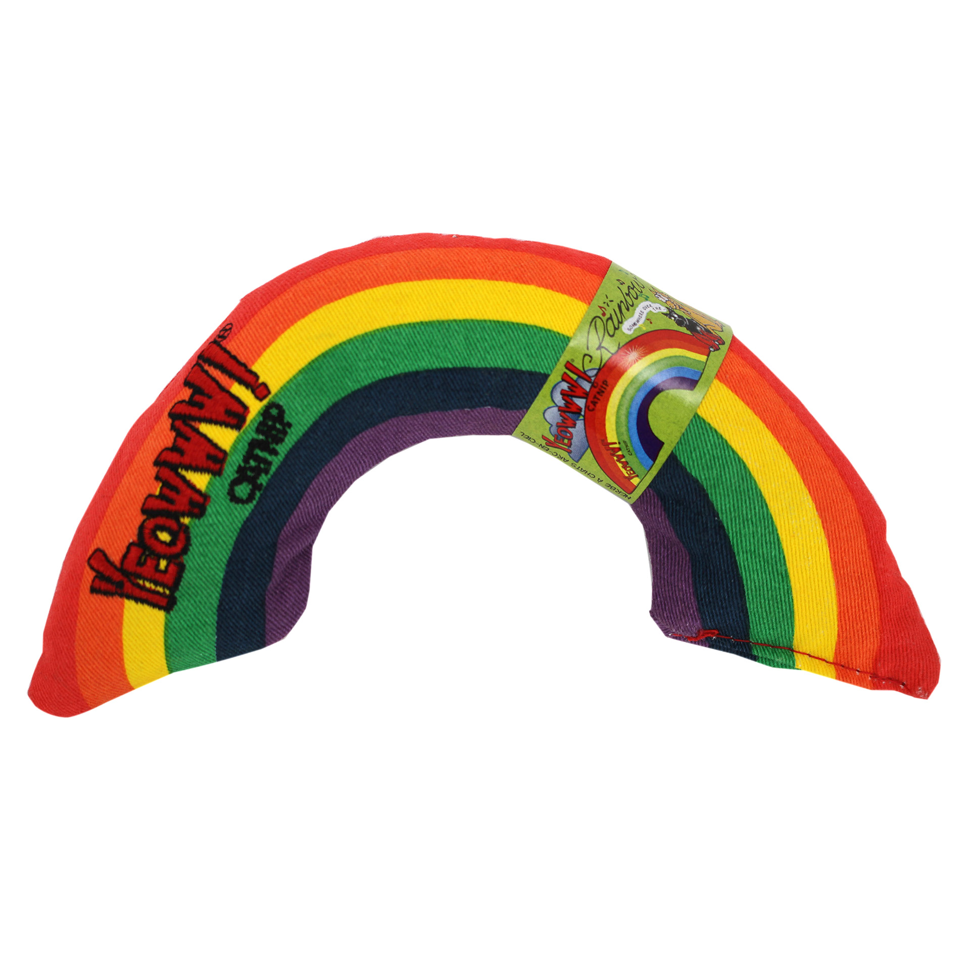 Rainbowx4541x01 Yeoww Regenbgen mit Katzenmize Detail Banderole