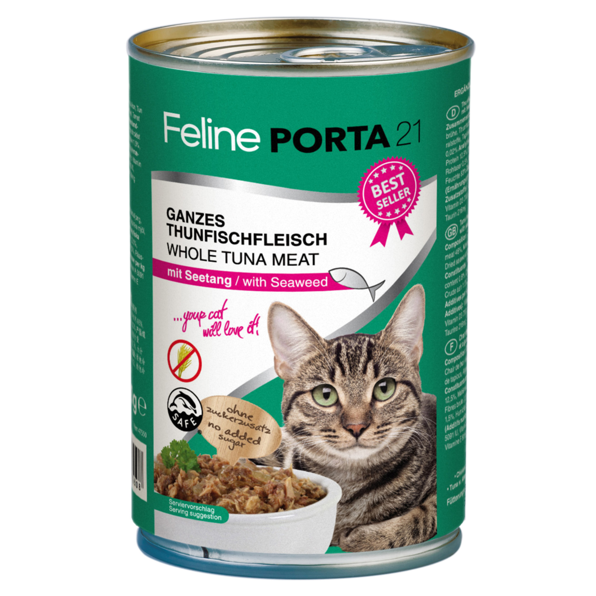 ThunfischmitSeetang_400g_47550_01 Feline - Thunfisch - Seetang (400 g)
