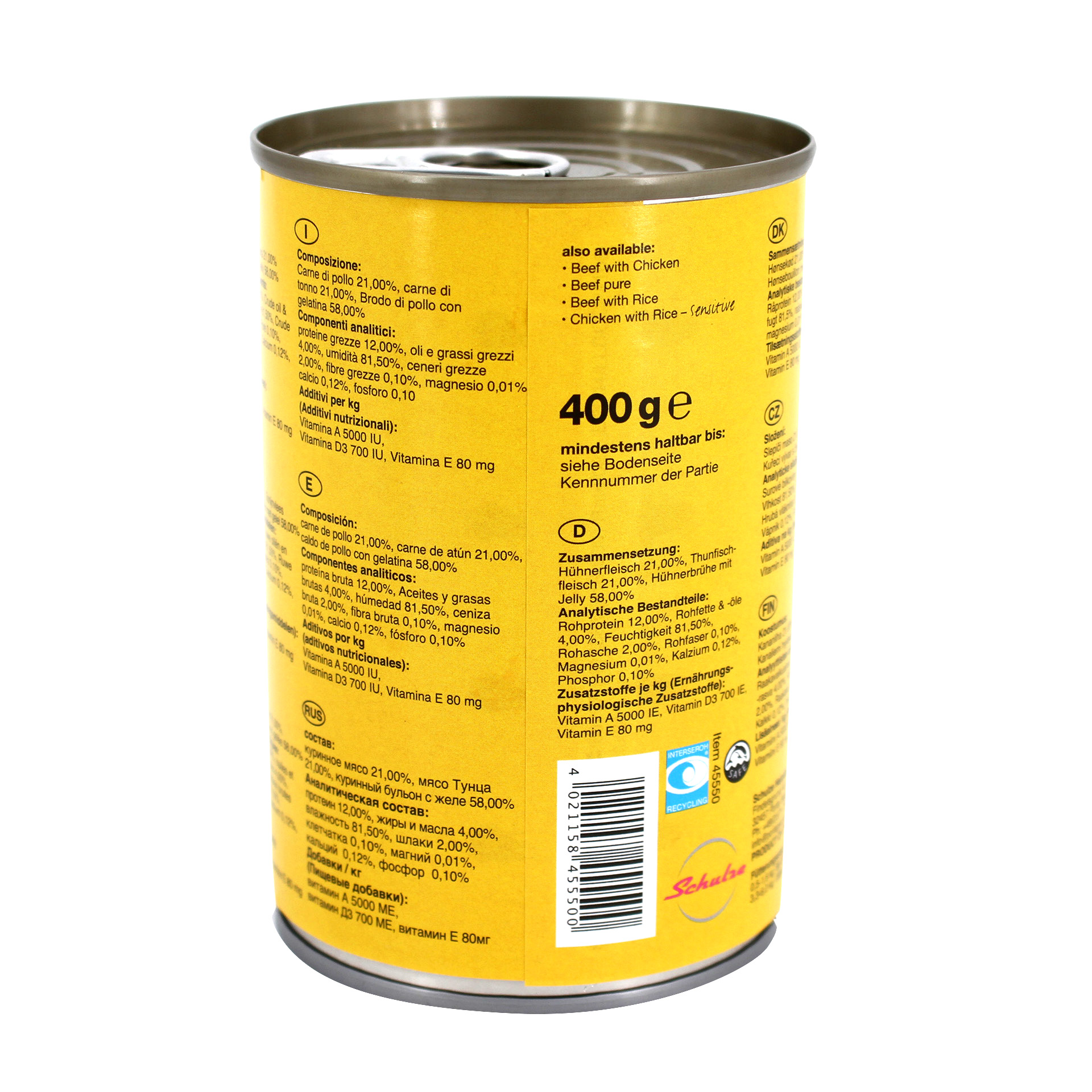 Canine - Huhn mit Thunfisch 400 g