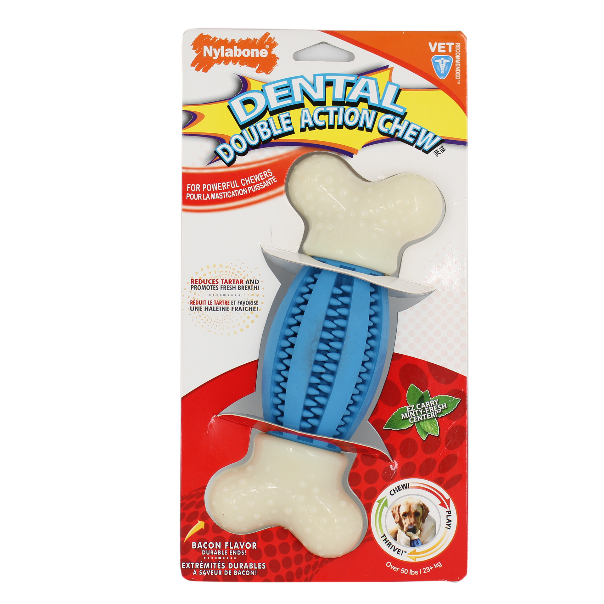 DoubleActionDentalChew_Football_81707_01 Double Action Dental Chew (Football)