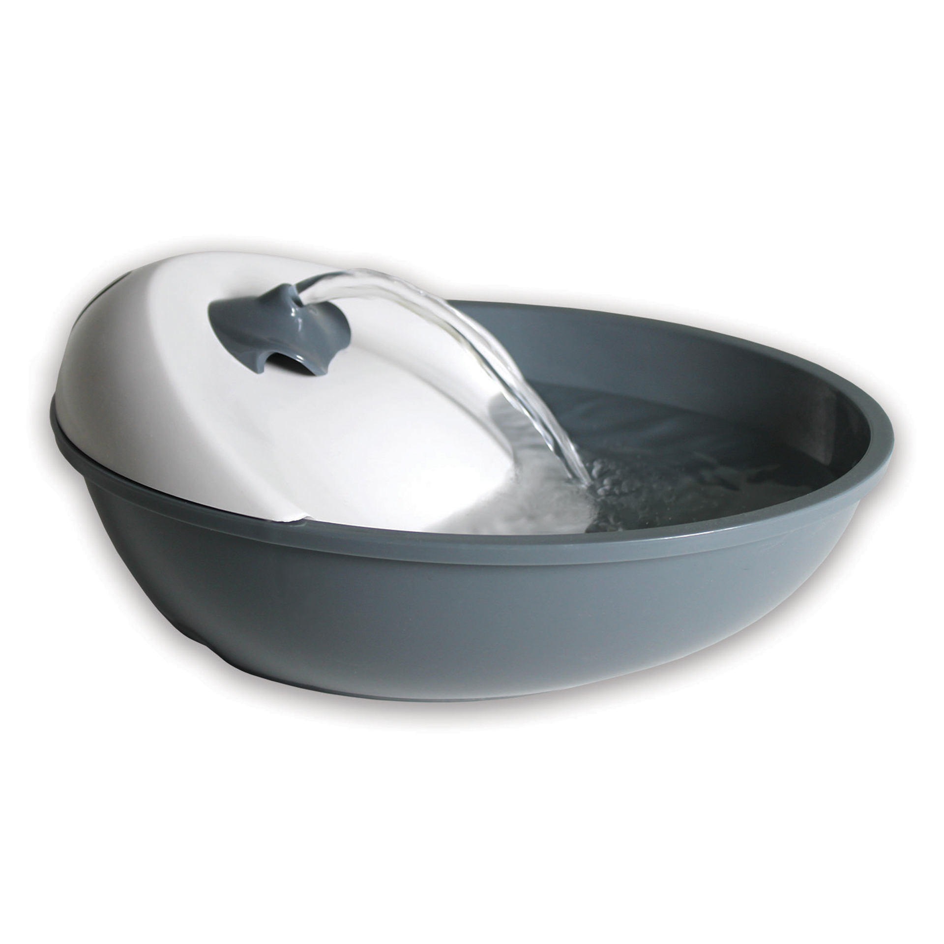 Serenity_Trinkbrunnen_16057_01 Serenity Kunststoff - grau-weiß (1,8L)