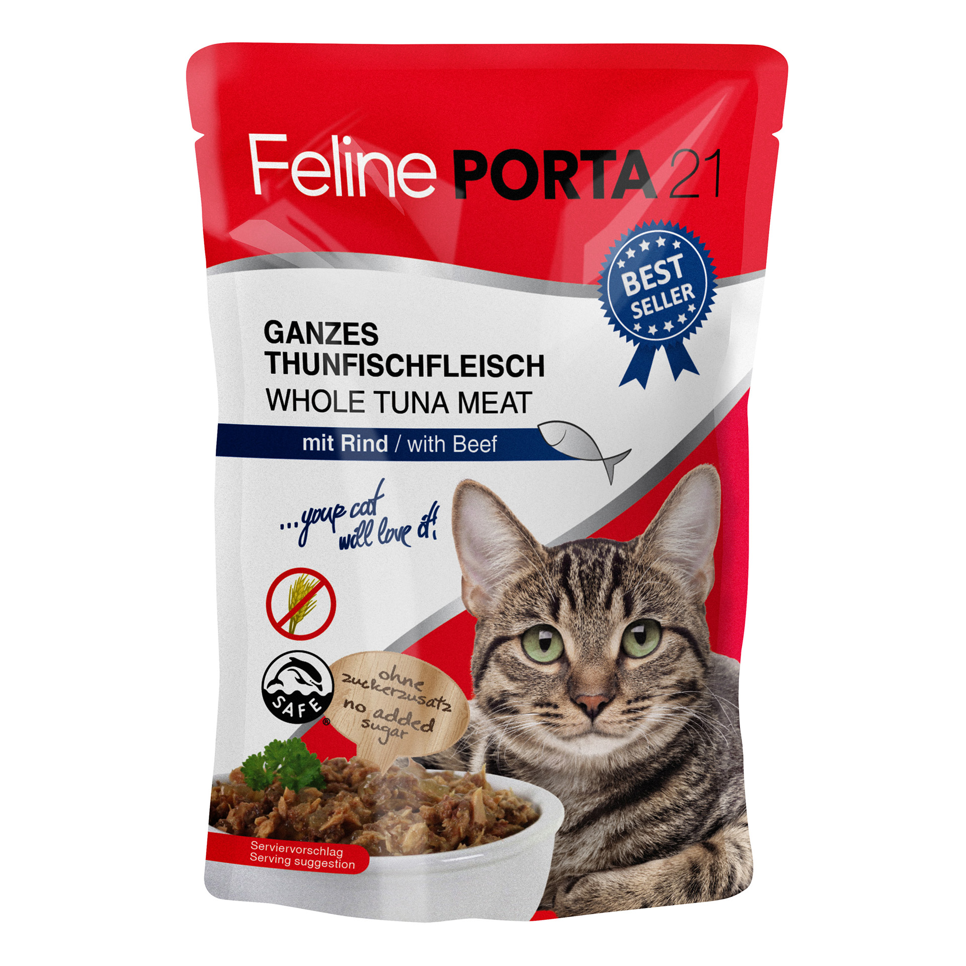 Feline - Thunfisch mit Rind 100 g