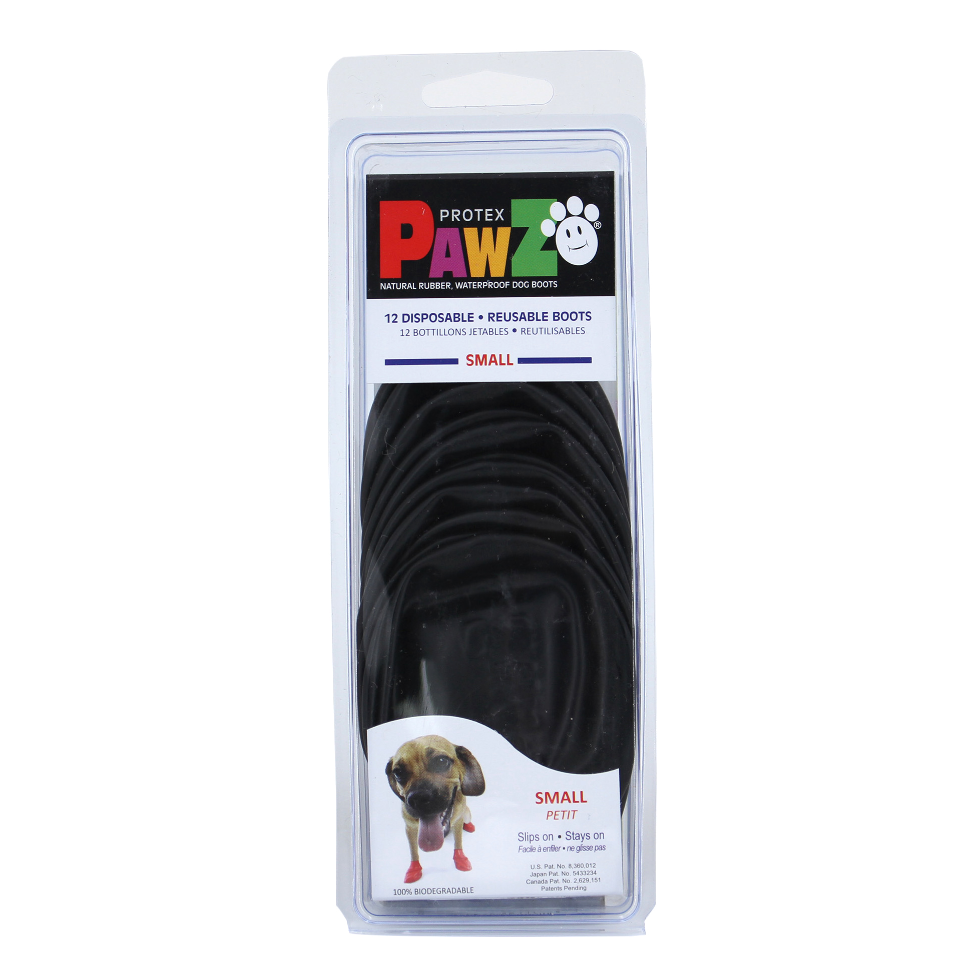 PAWZ black 12 pieces