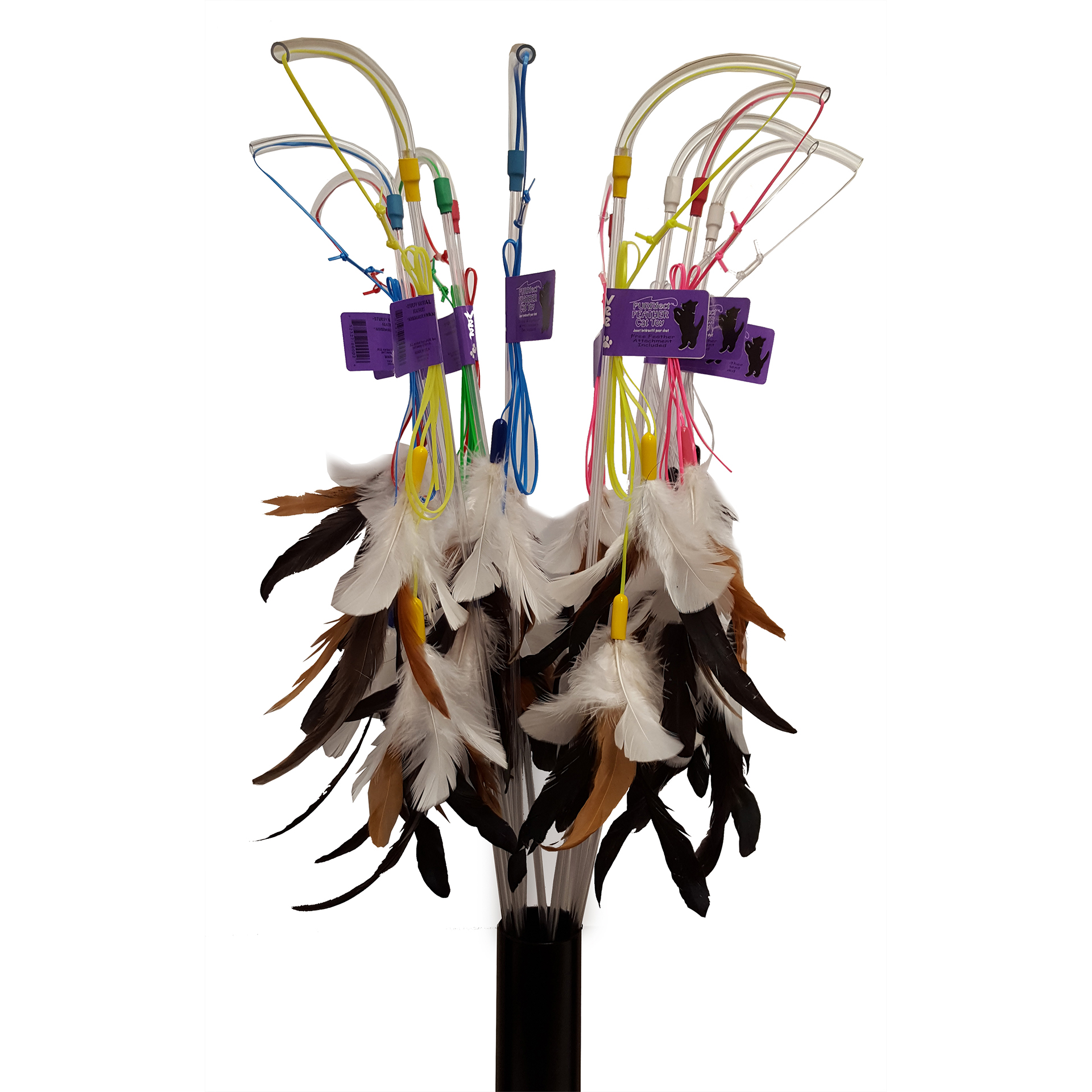 PURRfect Feather Cat Toy Spielangel