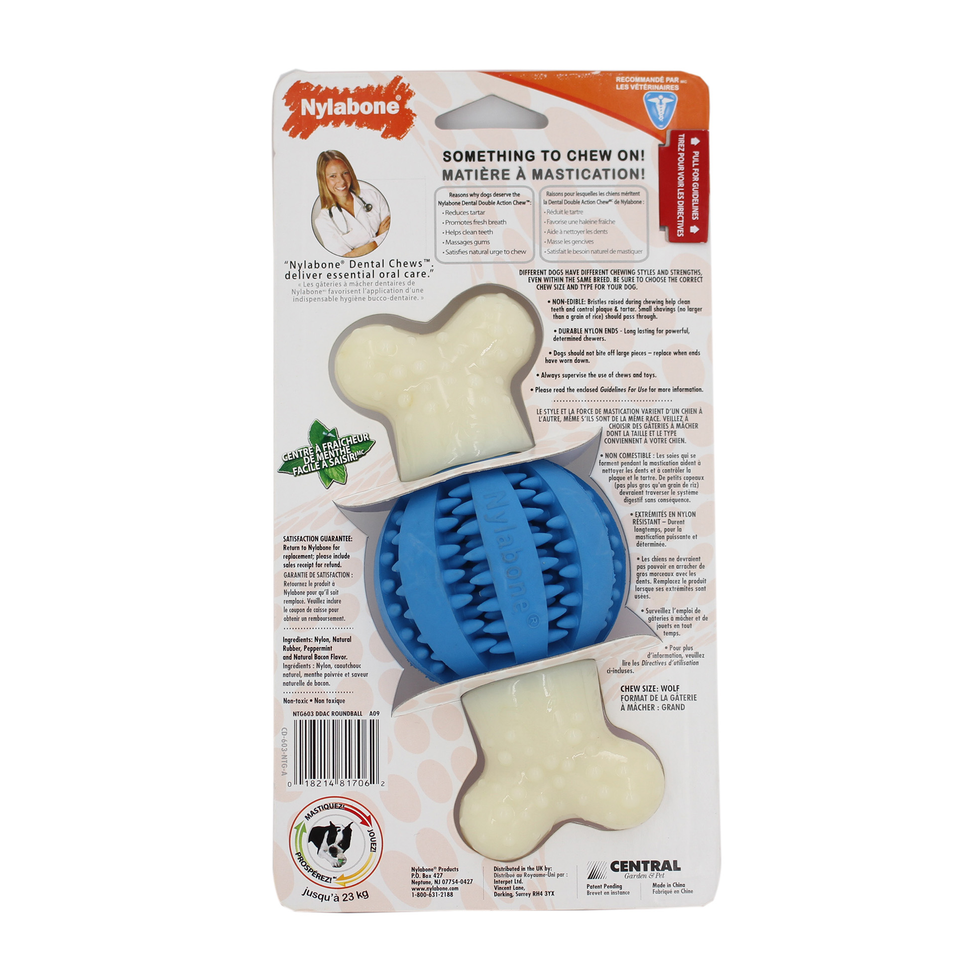 Double Action Dental Chew (Round Ball)