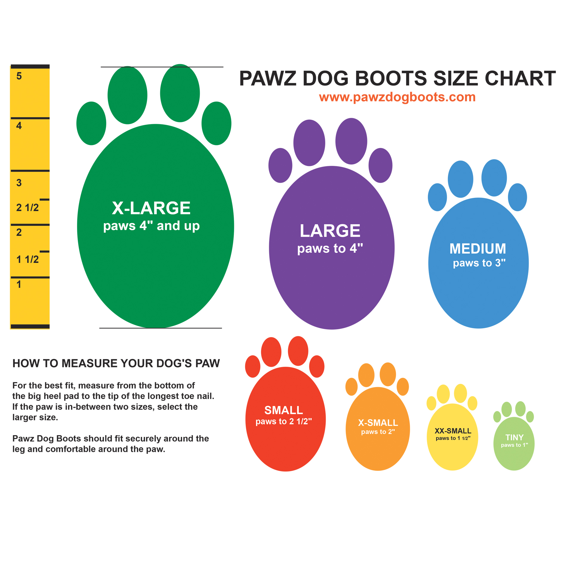 PAWZ_Size_0198U9IhL4z9TEc PAWZ colored 12 pieces