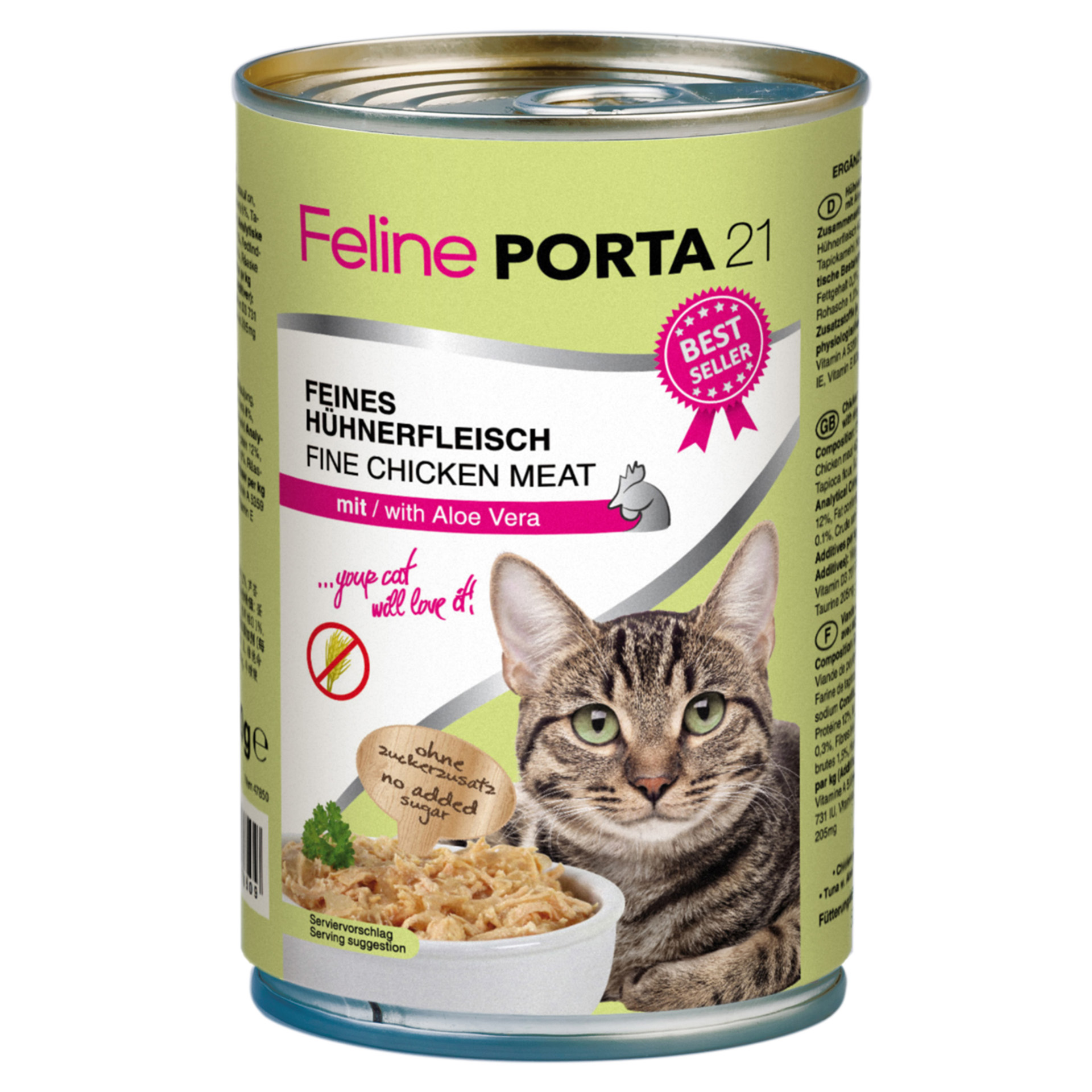 FeinesH-hnerfleischmitAleoVera_400g_47850_01 Feline - Huhn - Aloe Vera (400 g)