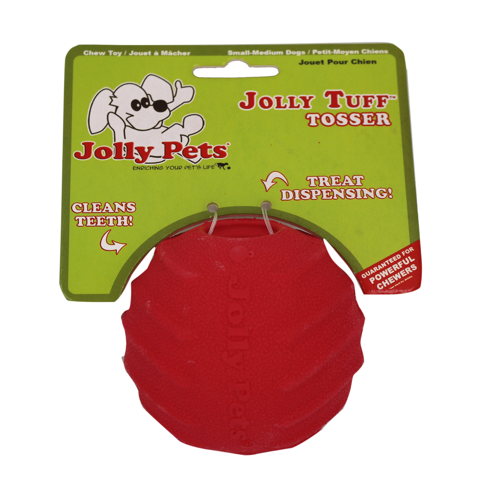 TuffTosser_S_1001548_01 Tuff Tosser Spielball für Hunde von Jolly Pets