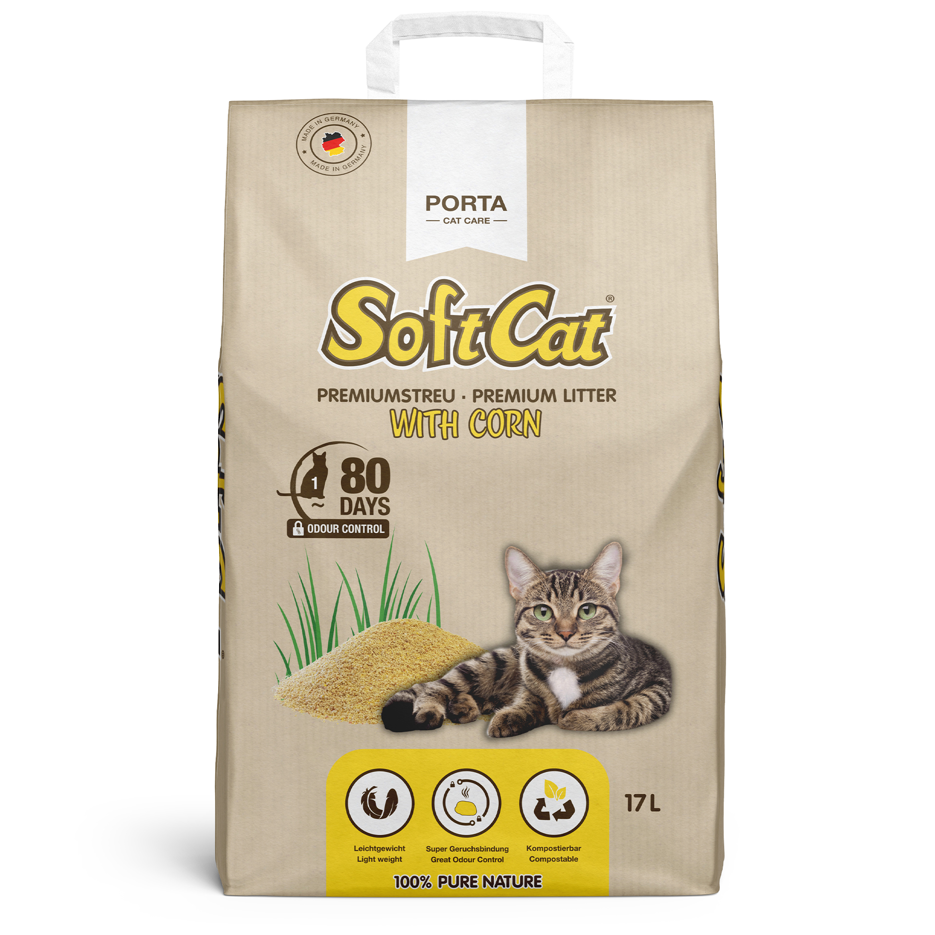 SoftCat Corn 17l Papierbeutel