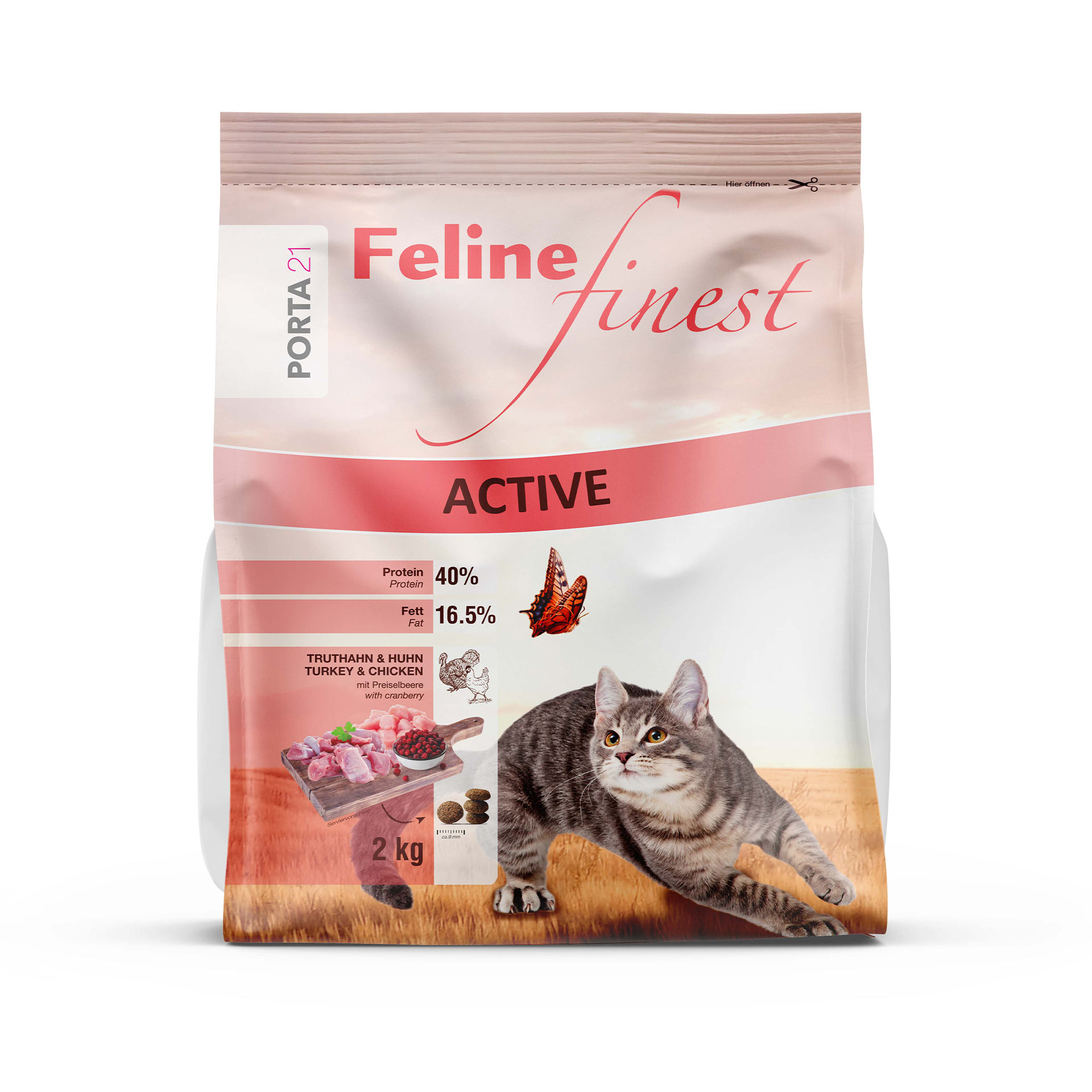 32382_feline_active_2kg Feline Finest - Active (2 kg)
