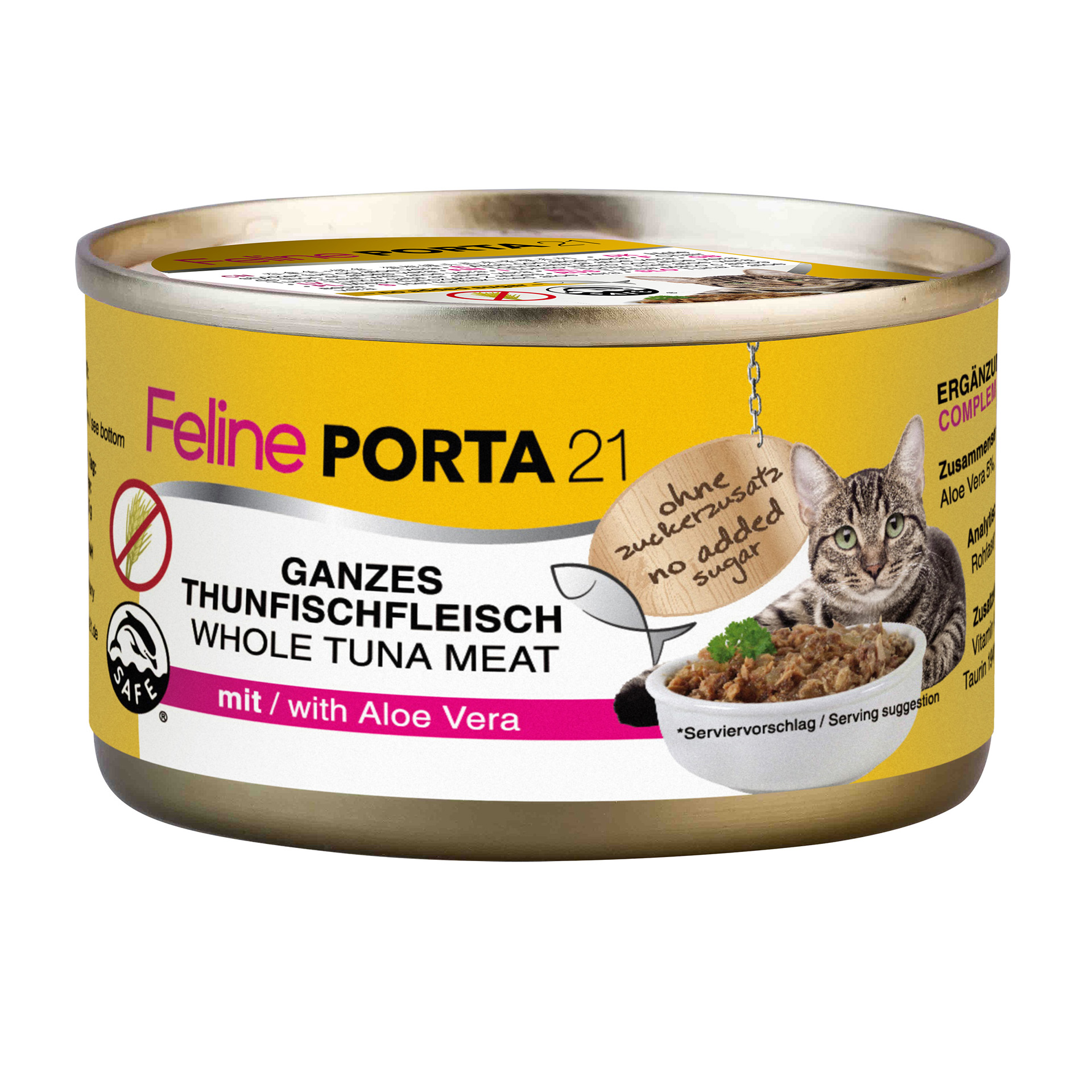 Feline PORTA21 Thunfisch mit Aloe Vera 90g Dose