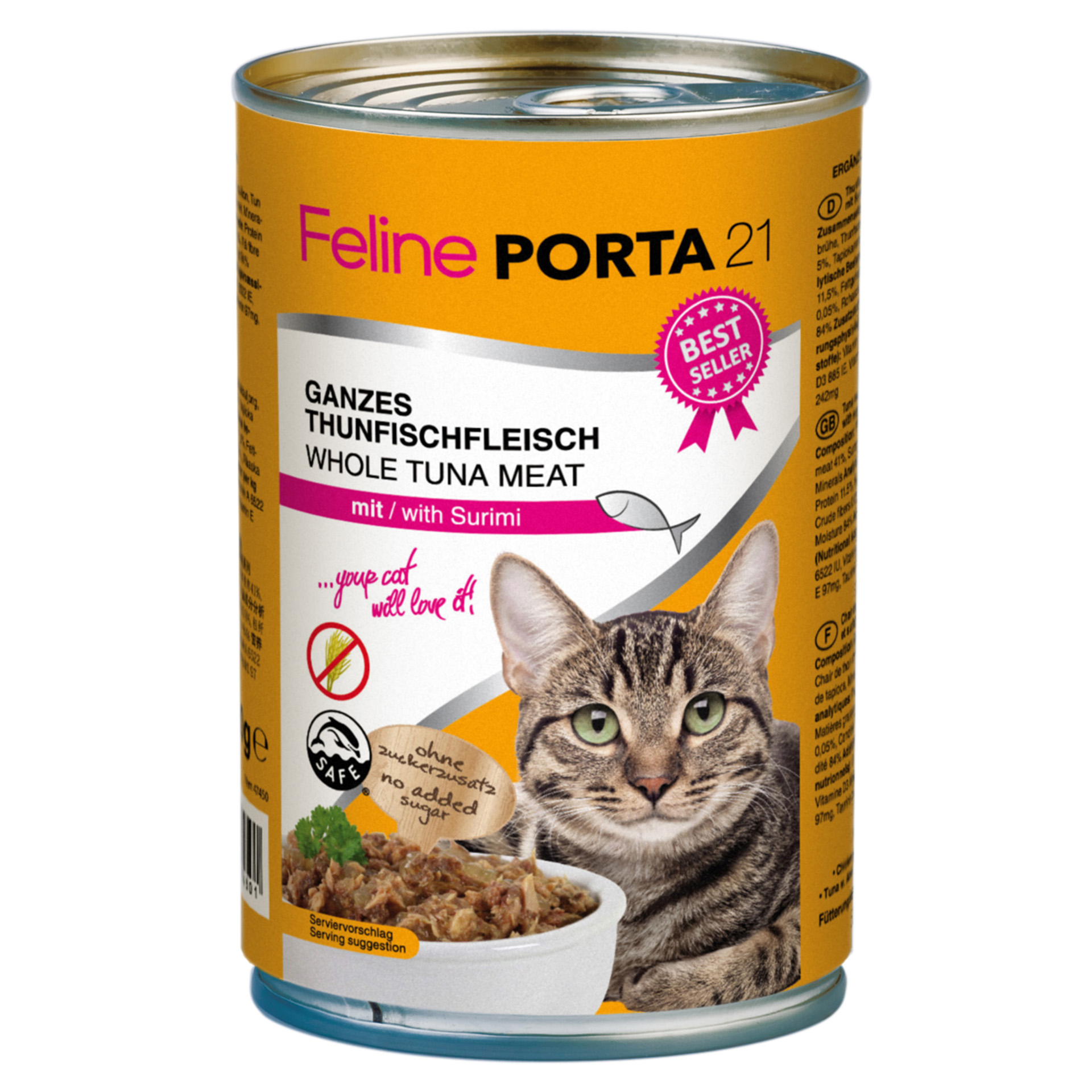 ThunfischmitSurimi_400g_47450_01 Feline - Thunfisch mit Surimi (400 g)