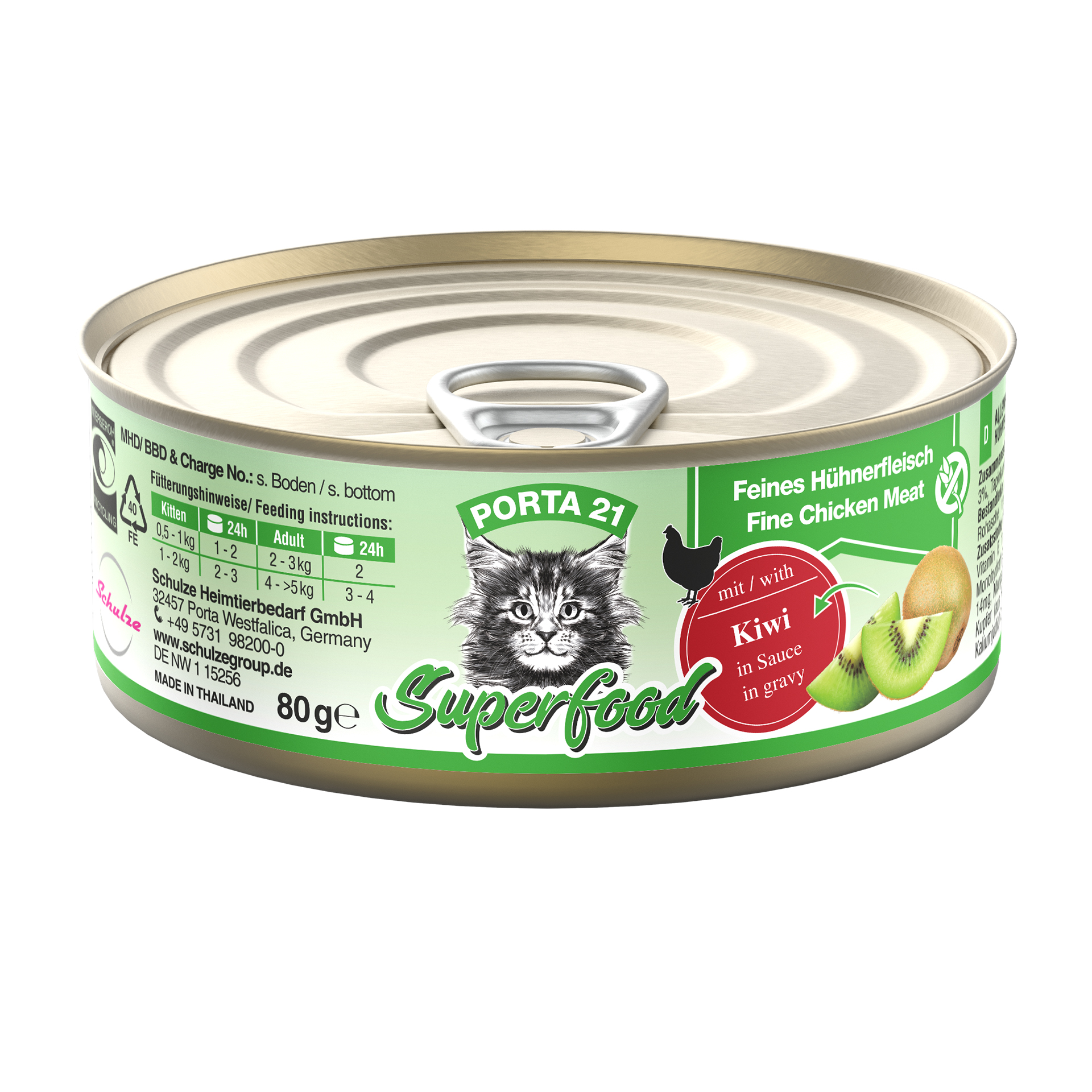 32299_superfood_kiwiRmJJJpStVnQWo Alleinfutter für Katzen - Superfood Huhn mit Kiwi