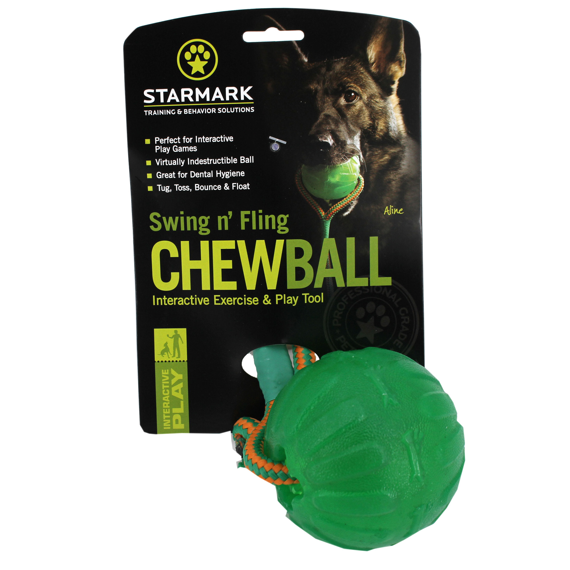 Swing n' Fling Chew Ball Verpackung